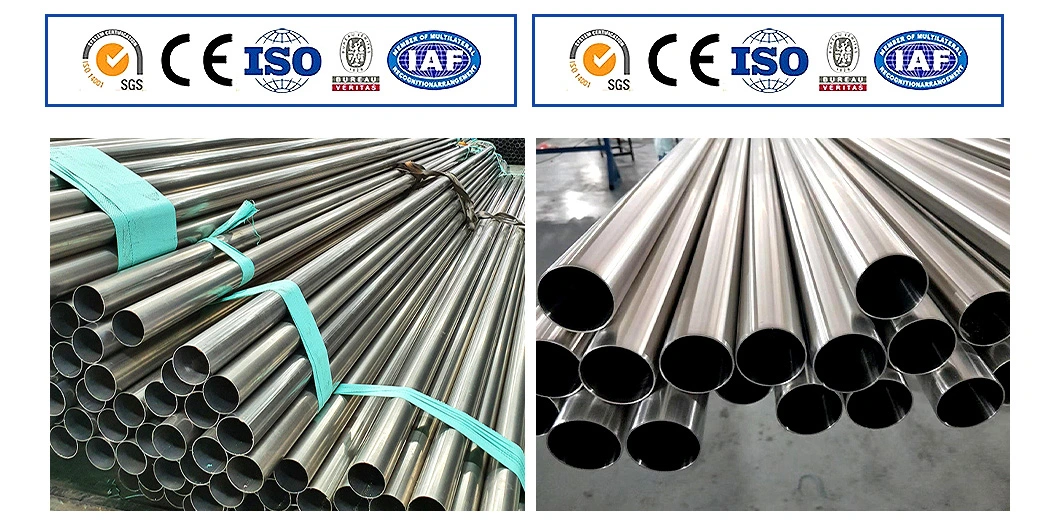 Food Grade Sanitary Pipe 304 316 316L Stainless Steel Seamless Tube