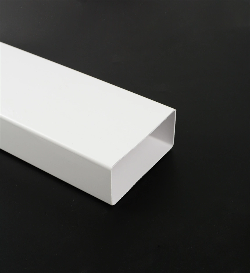 Hard PVC Channel Rigid Plastic Profile Extrusion Square Tube