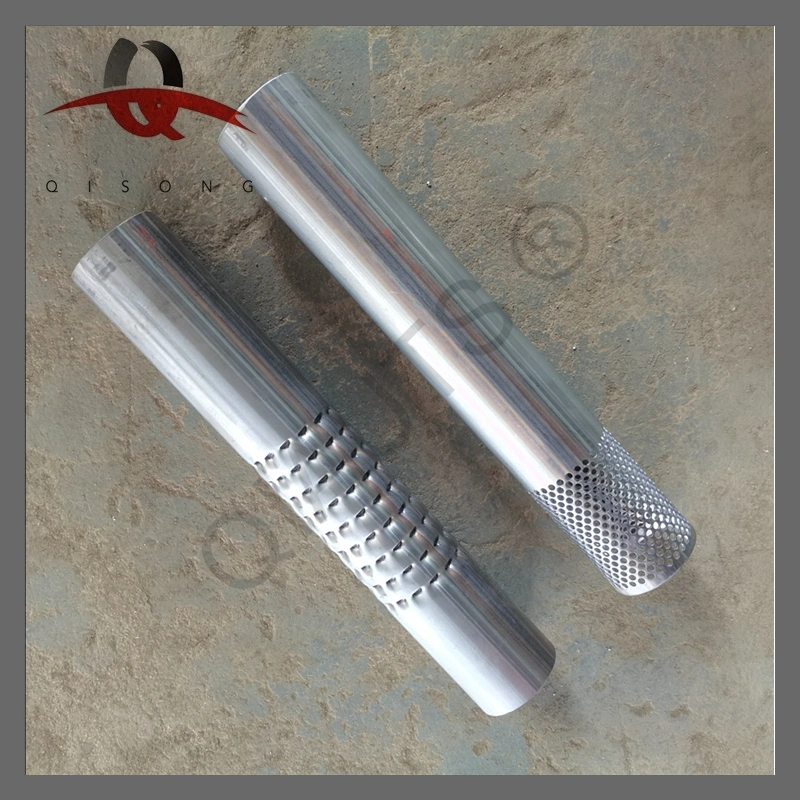 [Qisong] Stainless Steel Spiral Perforated Pipes for Performance Exhaust