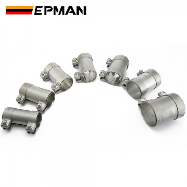 Tansky 304 Stainless Steel Muffler Clamp Exhaust Butt Joint Pipe Clamps 51mm 58mm 60mm 70mm 64mm 76mm 89mm