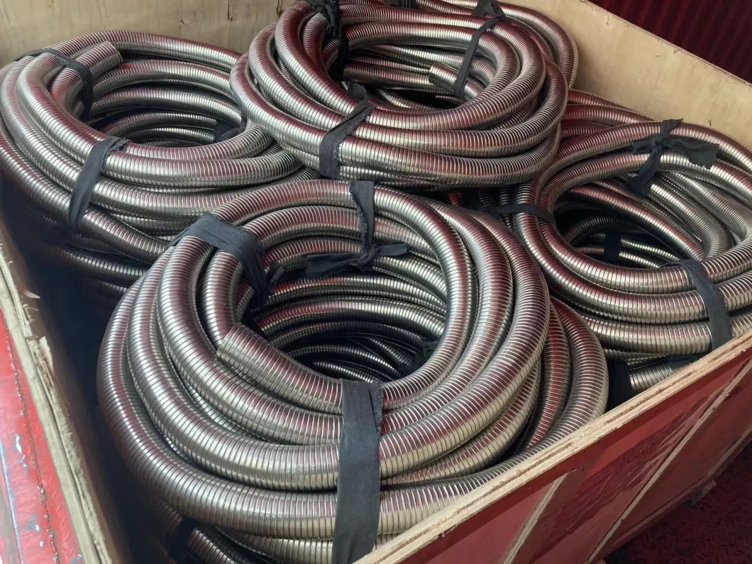 Stainless Steel 304 316 Hose Interlock Hose Stainless Steel Exhaust Pipe