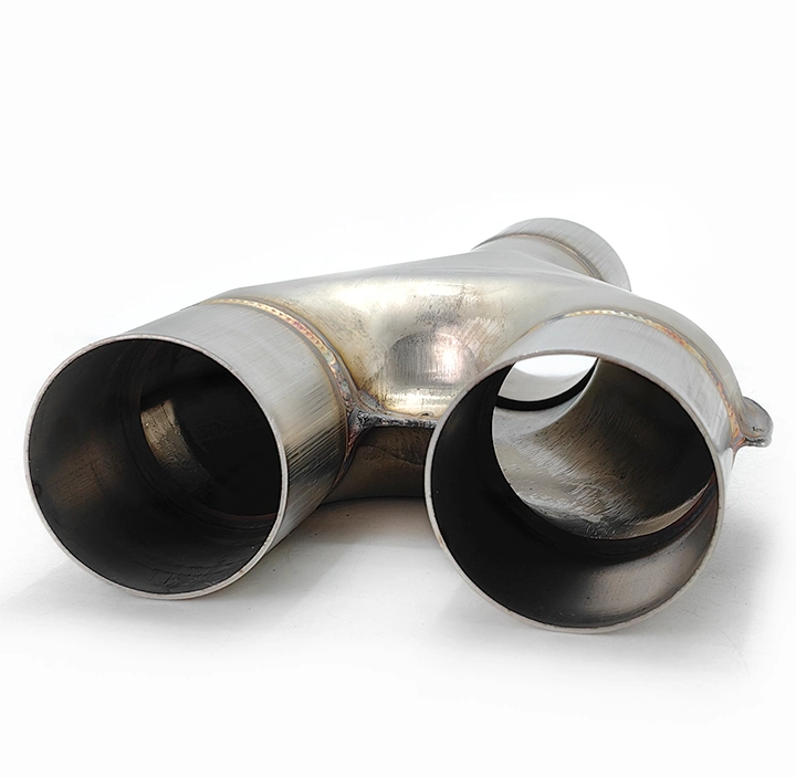 Ss409 Exhaust System Y Pipe Adapter Weld-on Dual Exhaust Stamped Pipe