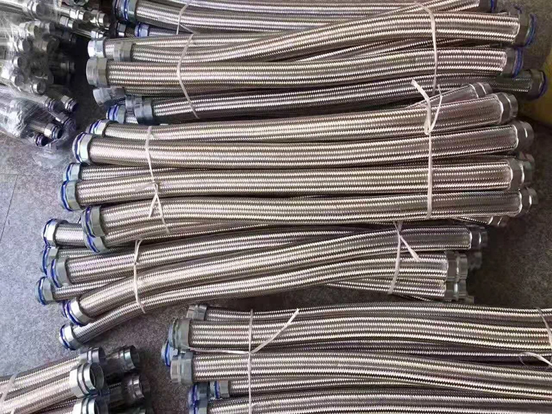 Stainless Steel Braided Electrical Cable Conduit Spark Proof Liquid Tight Flexible Tube