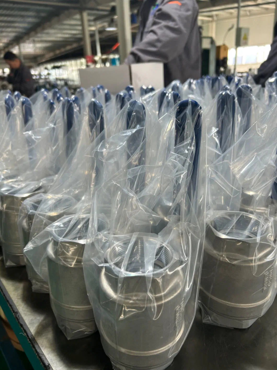 3PC Sanitary Milk Food Grade Long-Butt Weld with Stainless Steel Inox 316 1.4408 DIN Pipe Connected Pn64 63 40 1000wog 1000psi Ball Valve DN50 2&quot; DN25