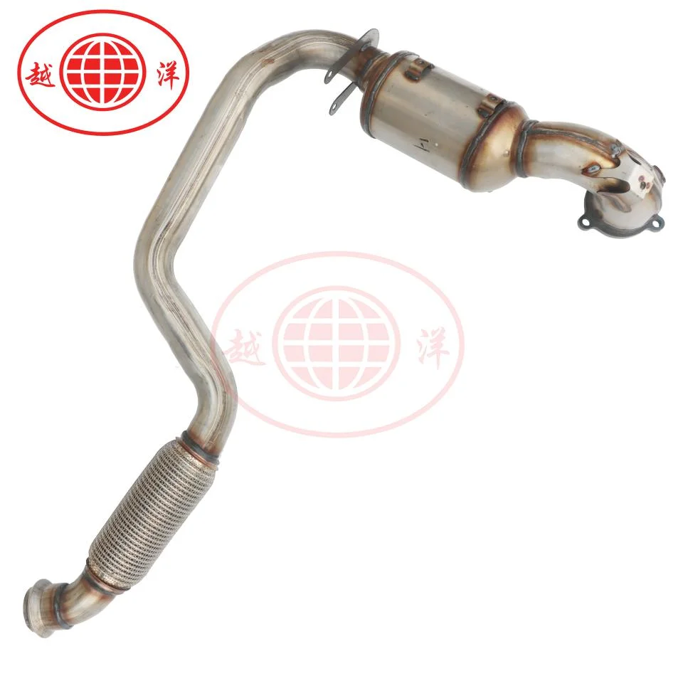 Automobile Exhaust Catalytic Converter Euro 3-5 High Quality for Mercedes Benz 164 Gl350 Ceramic Honeycomb Catalytic Converter