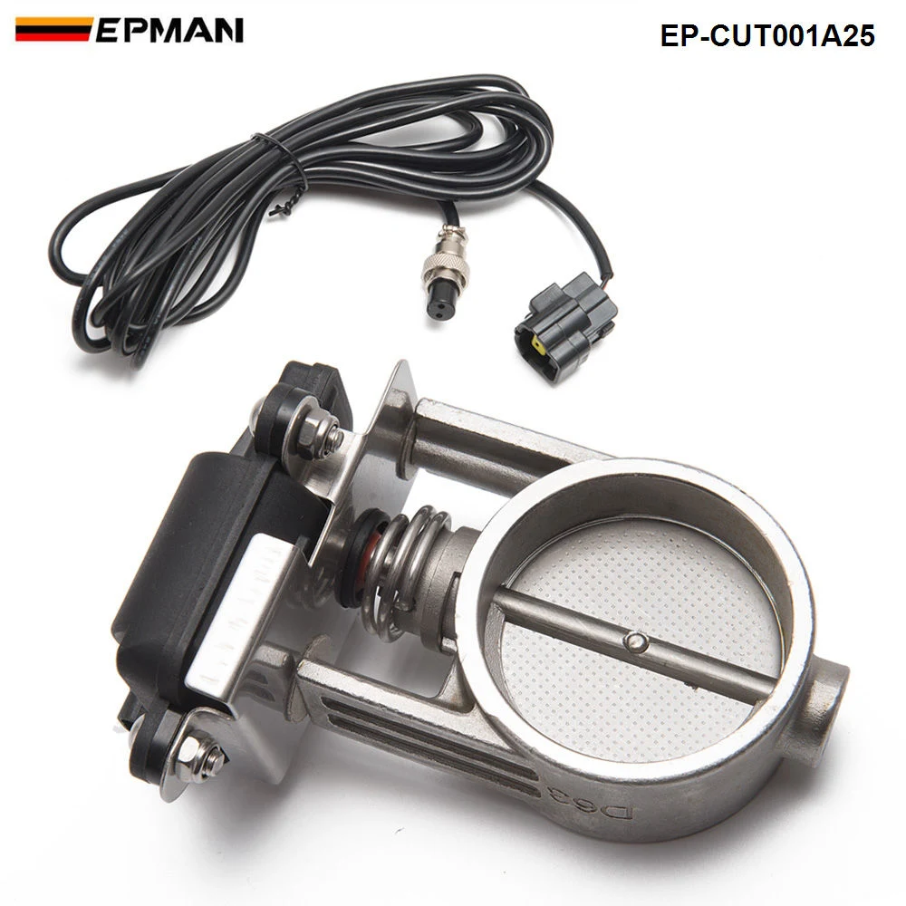 Epman - 2&quot;/2.25&quot;/2.5&quot;/2.75&quot;/3&quot; Exhaust Control Valve/ Exhaust Gas Recirculated for Exhaust Catback Downpipe Ep-Cut001A