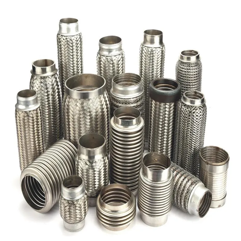 Exhaust Connector Stainless Steel Double Braided Flex Pipe