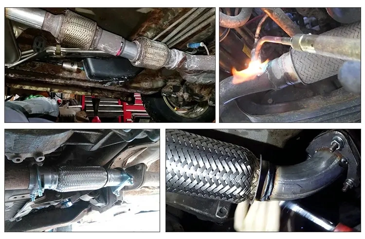 Custom Exhaust Pipe Cheap Flexible for Car Stainless Steel Braided Exhaust Flex Tube