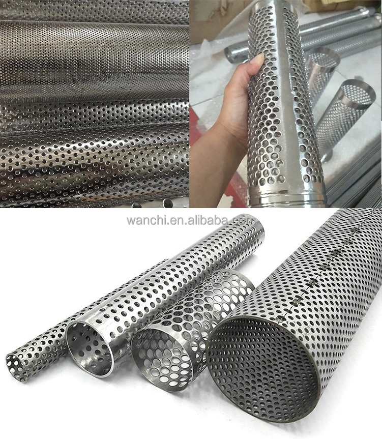 Stainless Steel Filter Mesh Screen Perforated Pipe for Automotive Exhaust