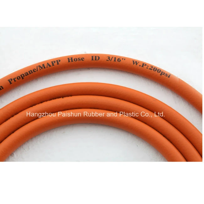 5/16 Inch (8mm) High Quality Orange Flexible Rubber Gas Tube