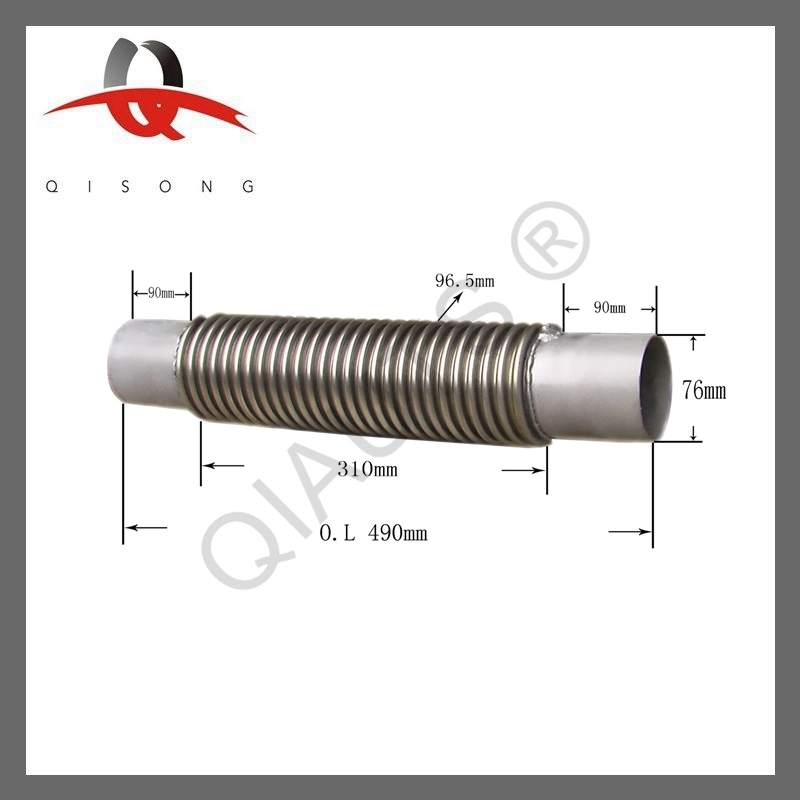 Truck Exhaust Flexible Tube with 4 Layers of Spiral Bellows