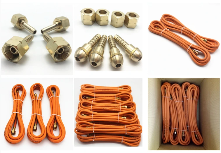 5/16 Inch (8mm) High Quality Orange Flexible Rubber Gas Tube