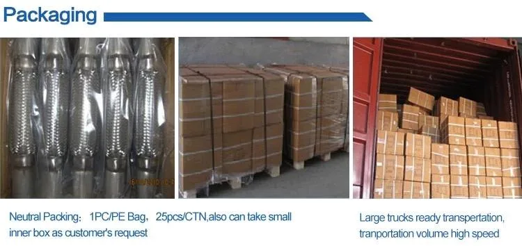 Exhaust Flex Pipe Flexible Flexi Muffler Corrugation Pipe