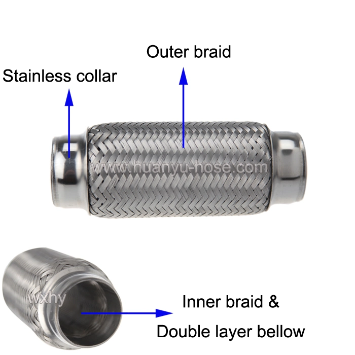 Automobile Exhaust Flexible Pipe with Flange