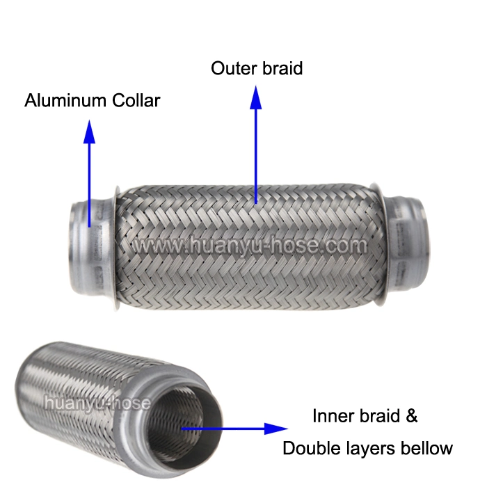 Automobile Exhaust Flexible Pipe with Flange