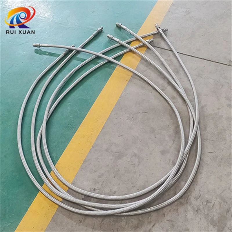 Heat Resistant Stainless Steel Braided Steam Gas Hose High Pressure Flexible Metal Hose Pipe