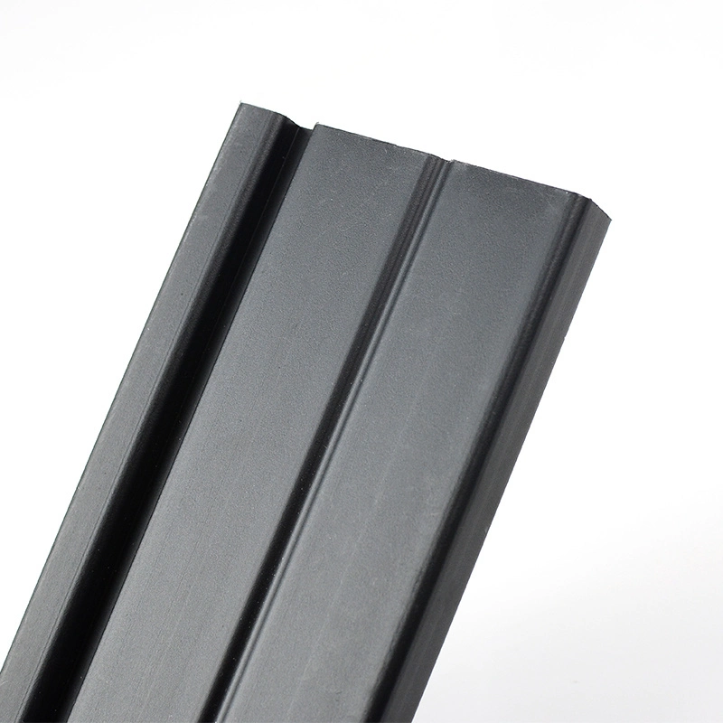 Hard PVC Channel Rigid Plastic Profile Extrusion Square Tube