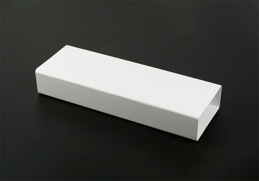 Hard PVC Channel Rigid Plastic Profile Extrusion Square Tube