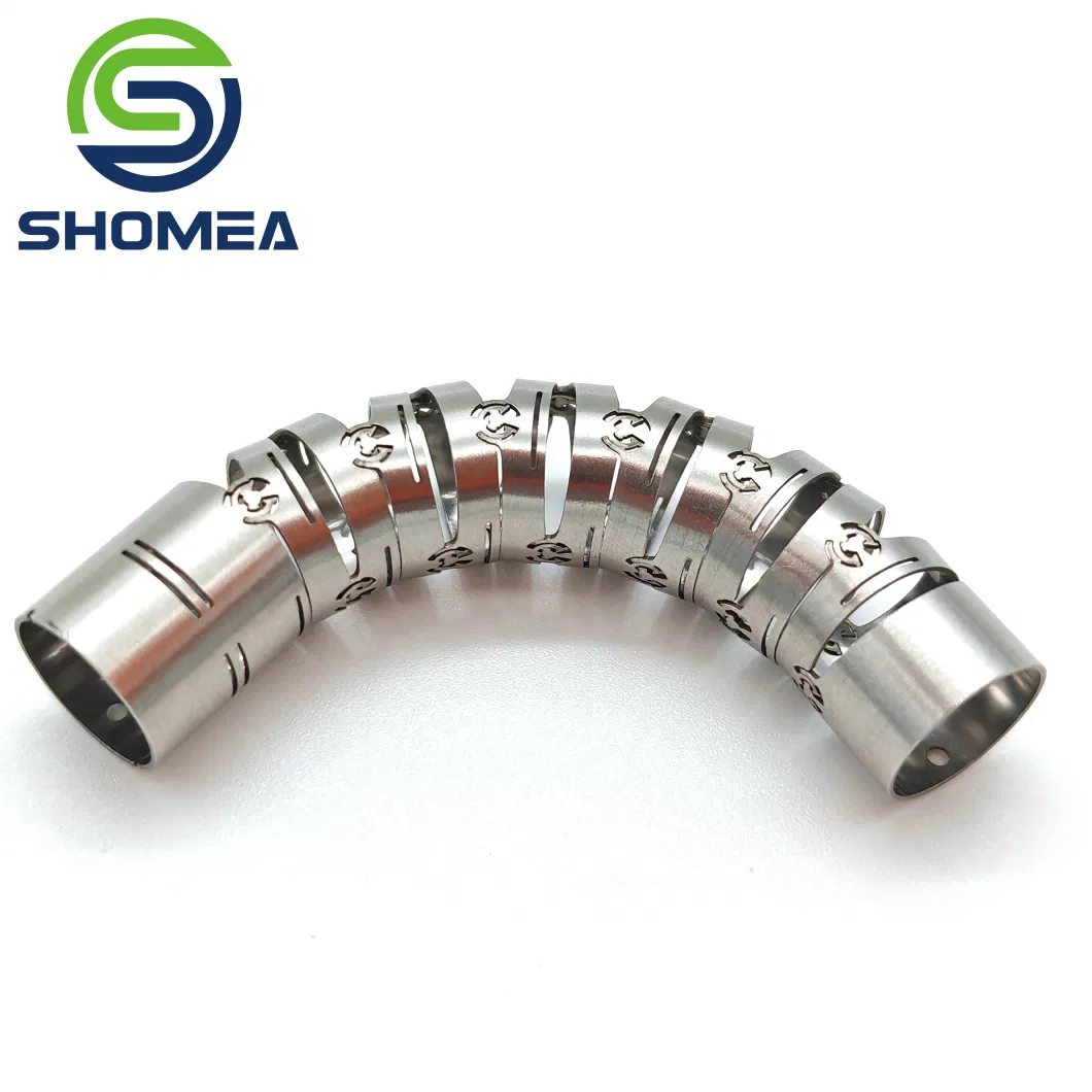 Shomea Custom Medical Stainless Steel Laser Cut Hypotube Spiral Cut Endoscope Flexible Tube