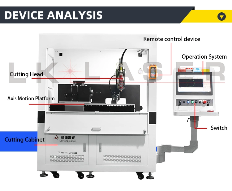 Flexible Catheter Hypo Tube Hypotube Metal Tubing Laser Cutter Machine for Stainless Steel Niti Cutting