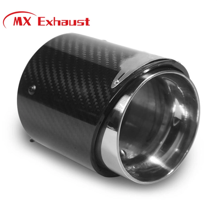 Performance Exhaust Dual Pipe Carbon Fiber for Car Accessories Muffler Modify for B*MW Automotive