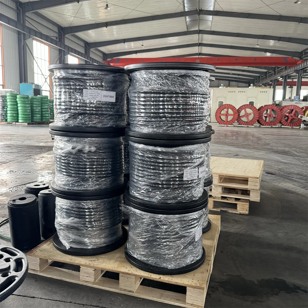 Factory Direct Supply Two Steel Wire Braids High Pressure Flexible Wrapped Cover Hydraulic Rubber Hose DIN En853 2sn