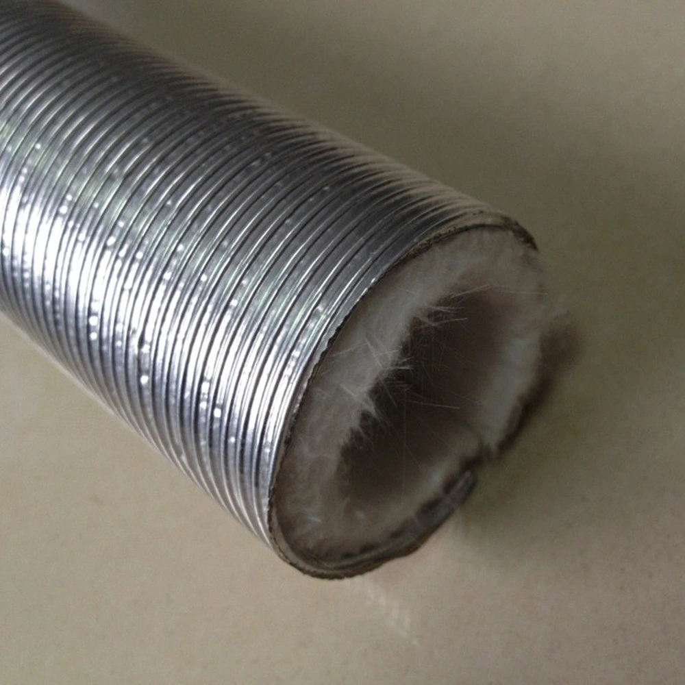 Aluminum Flexible Exhaust Air Vent Pipe Duct Ducting Tube Hose