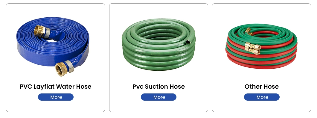 Active-Power Industries Fiber Braided PVC Hose Factory China Light Duty PVC Fiber Reinforced Suction Spiral Drain Hose