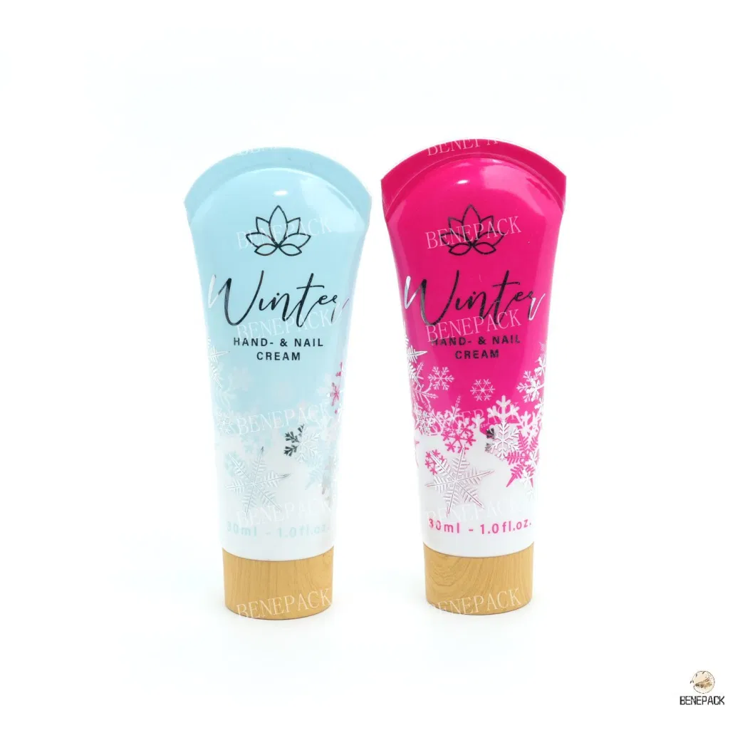 Cosmetic Packaging Manufacturers Empty Squeeze Hand Cream Tube in Fan Tail From China