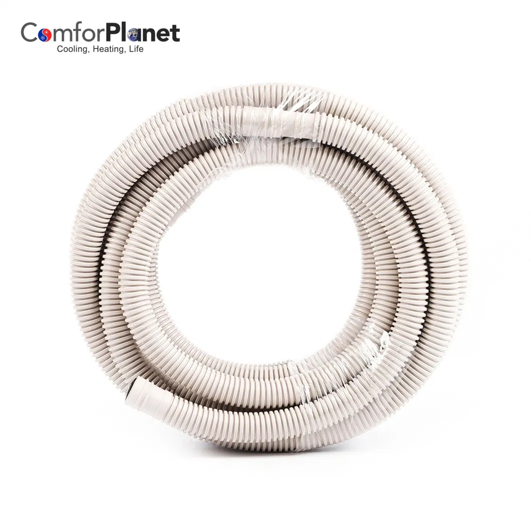 HVAC Supplier 8 10 Inch Double Layer Line Water Outside Heat Preservation Plastic PVC Flexible Air Conditioner Drain Hose