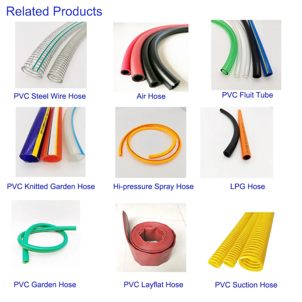 Manufacturer Water Pipe Braided Multi-Purpose Garden Air Irrigation /Industrial PVC Hose