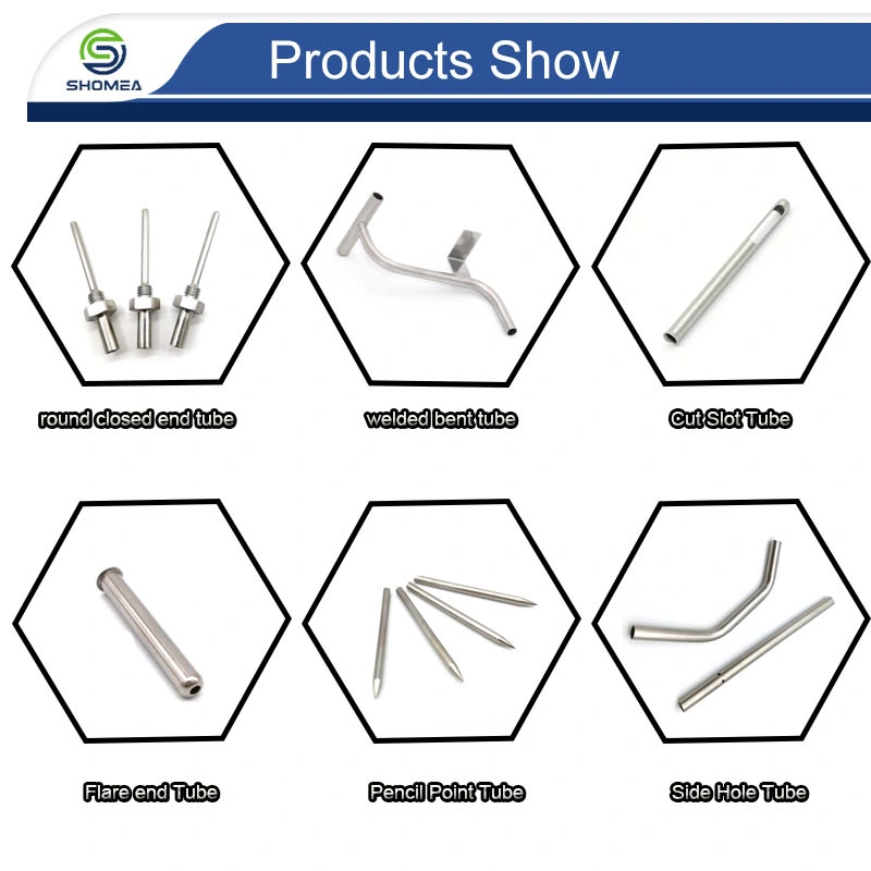 Shomea Customized Stainless Steel Thin Wall Flexible Snake Bone Tube