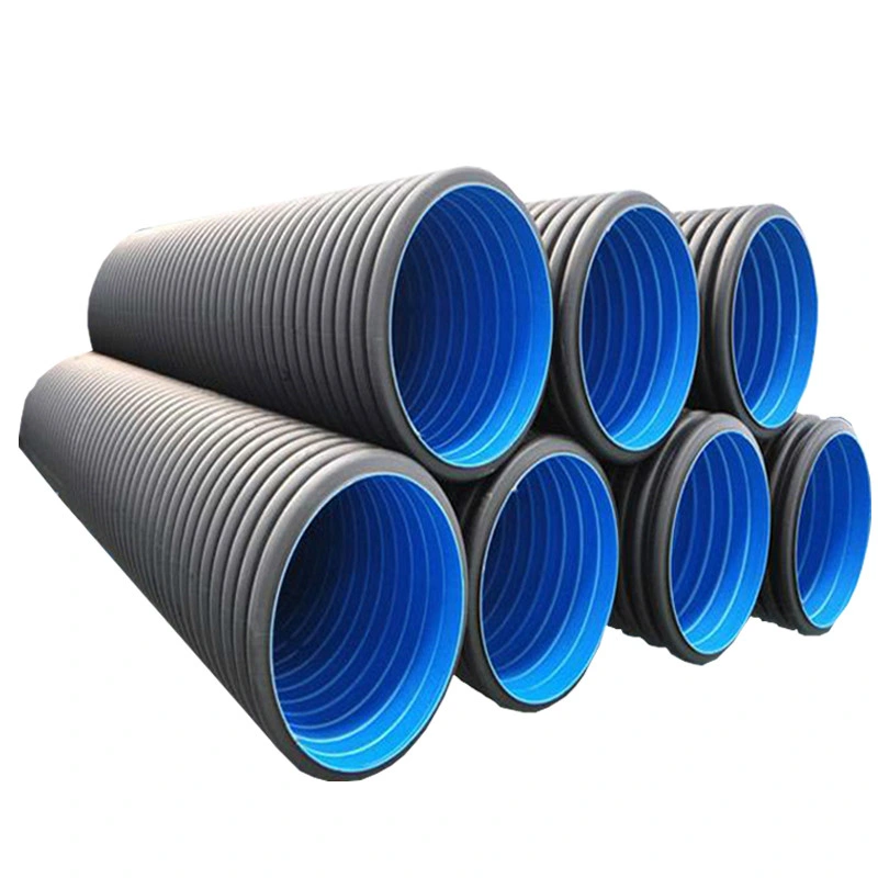 Jubo Plastic Stormwater 20 Inch Driveway Ditch Drain Dual Wall Flexible Culvert Corrugated Pipe