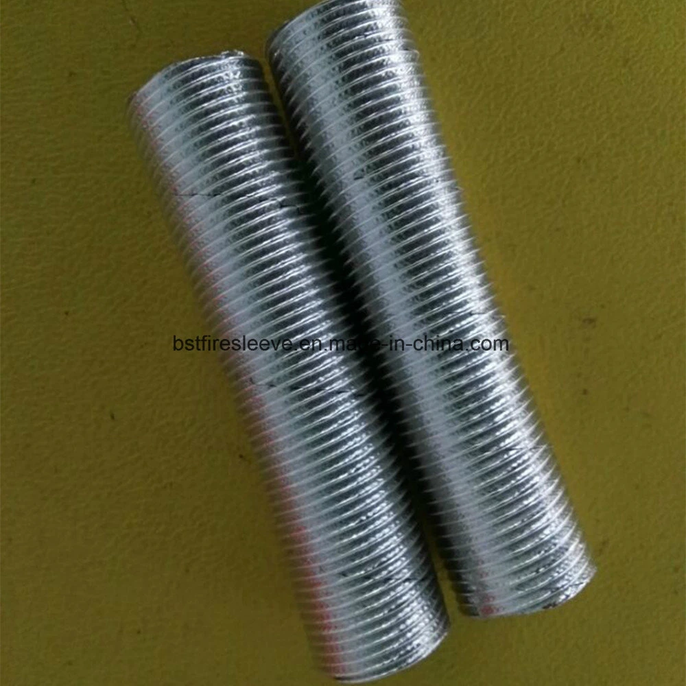 Aluminum Flexible Car Exhaust Hose Heat Protection with Paper Craft