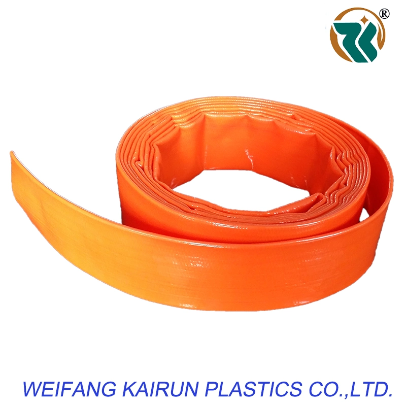 PVC Fiber Reinforced Layflat Hose for Garden Agriculture Irrigate Industrial Drain Water