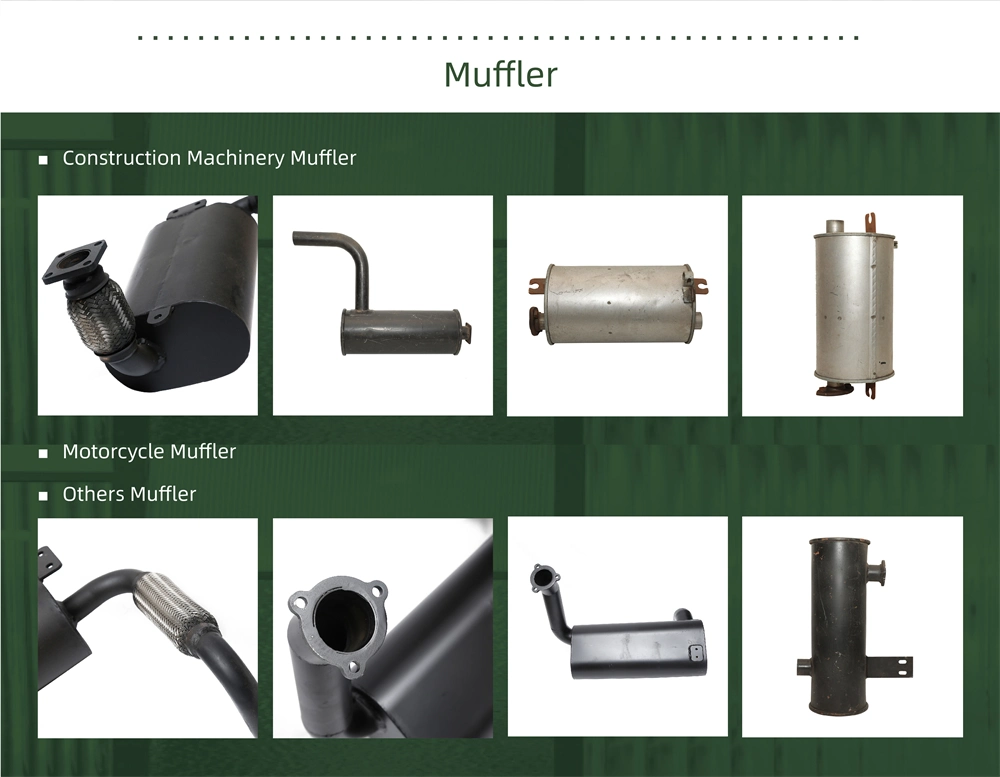 Construction Machinery Parts Construction Machinery Parts Exhaust Muffler/ Generator Silencer