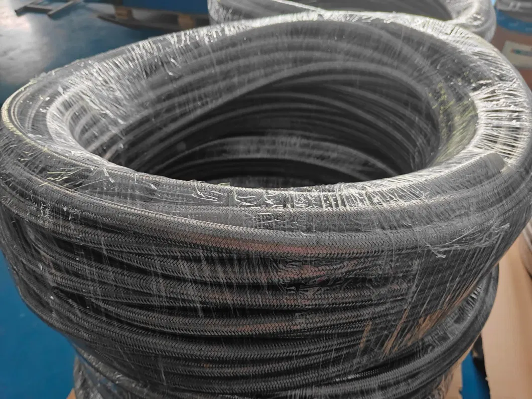 Heat Resistant Frigostable Flexible Metal Hose Stainless Steel Braided PTFE Corrugated Tube