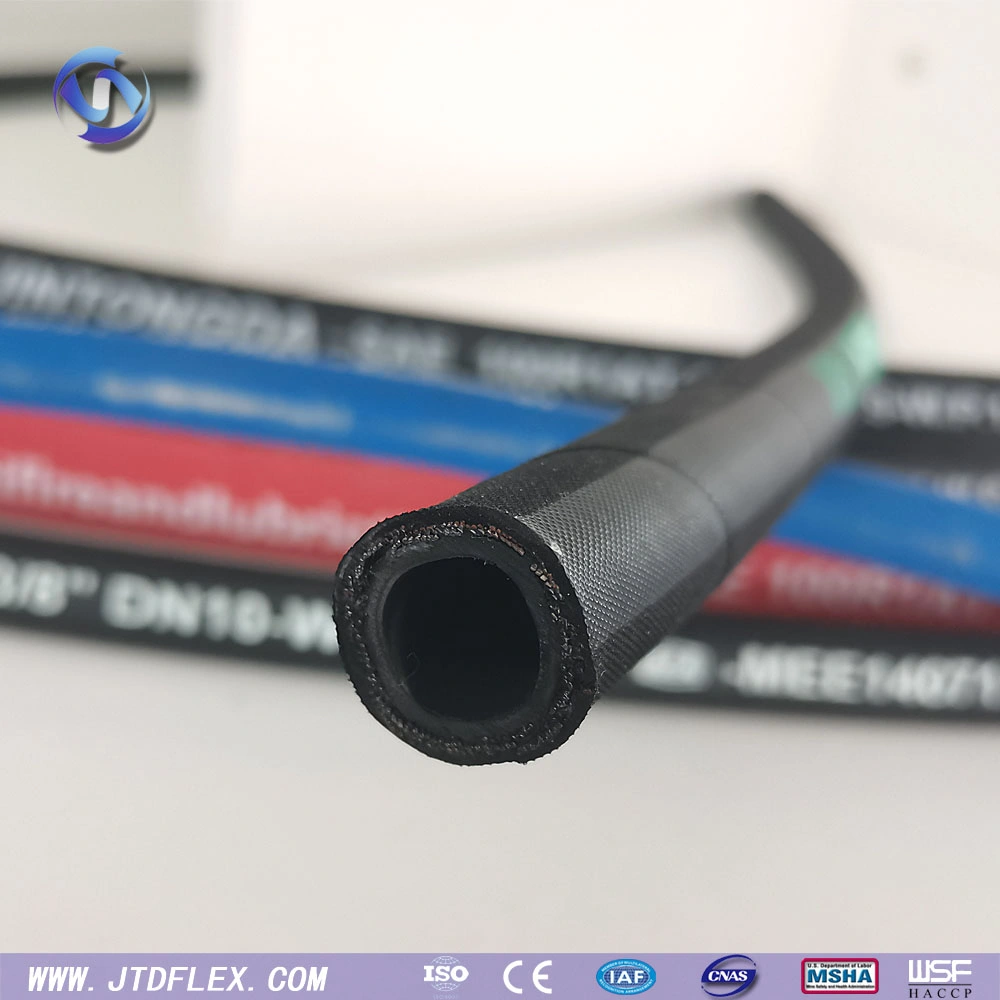 Factory Oil Resistant High Tensile Steel Wire Flexible Braided SAE 100 R1at R2at /1sn 2sn High Pressure Hydraulic Rubber Hose