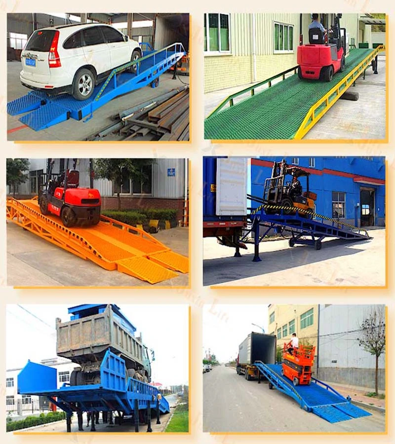 10 Ton Forklift Truck Container Load Unload Ramp Equipment