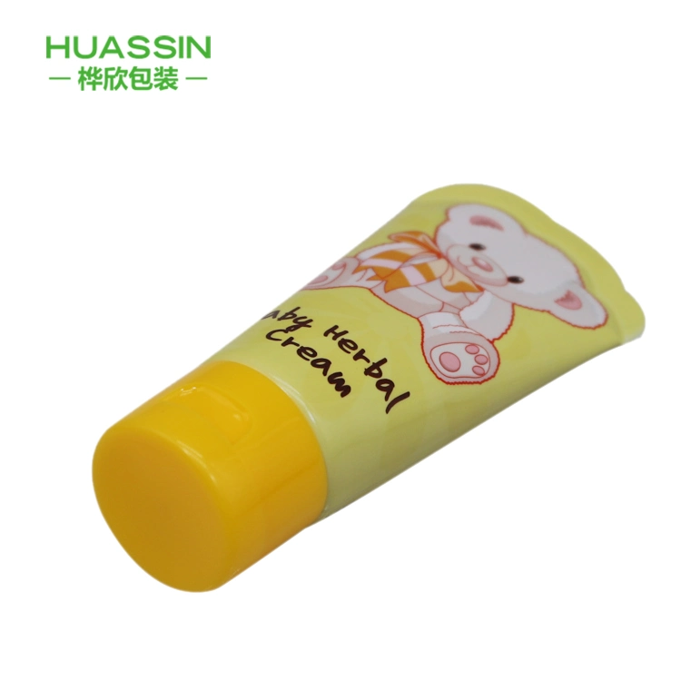 30ml Hand Cream Abnormal Tail Sealing Plastic Tube Packing with Hatch Cover