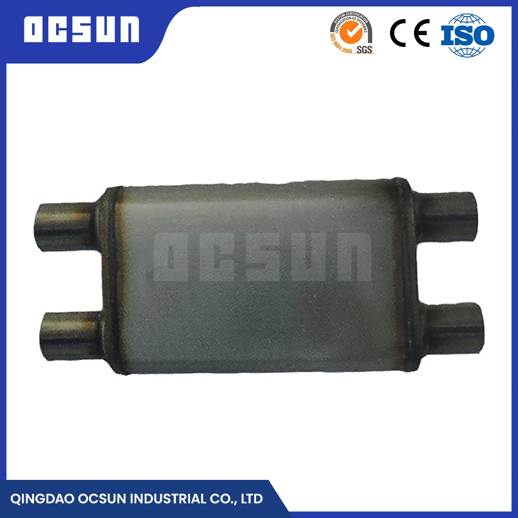 Ocsun ODM Customized Aluminized/Mild Steel Material Exhaust Muffler Pipe Manufacturers China Exhaust Tip Silencer