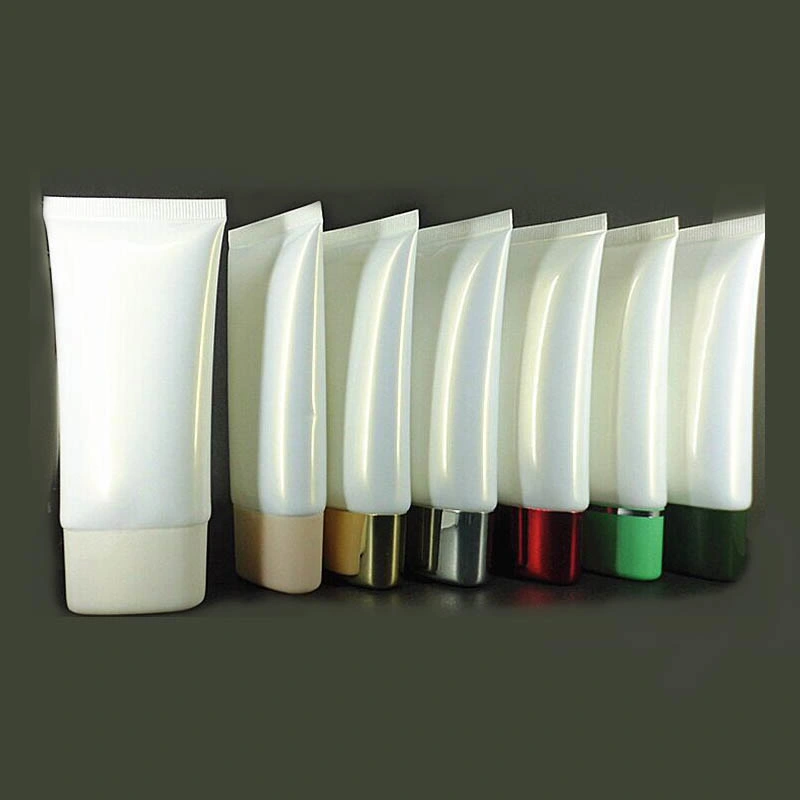 Face Cleanser Manufacturers Custom Curved Tail Sealing Plastic Tube