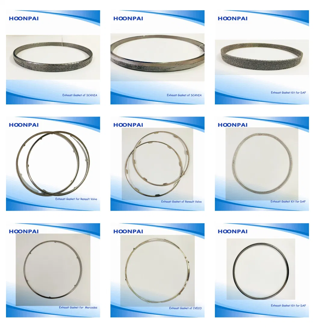 DPF Filters Exhaust Gasket Parts for Man Tgx/Tgs Clamp and Gasket Kit 81.97420.0184, 81.15901.0043, 81.15901.0044