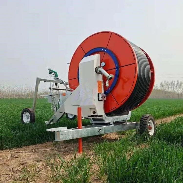 Manufacturer Price Farm Land Irrigation Equipments Sprinkler Spray Hose Reel Machine