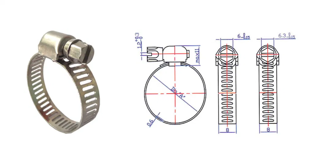 Stainless Steel 4 Inch Hose Clamp