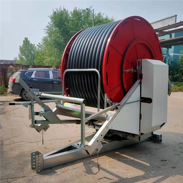 Manufacturer Price Farm Land Irrigation Equipments Sprinkler Spray Hose Reel Machine