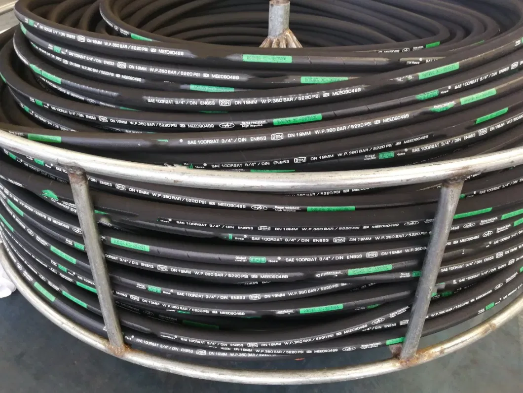 R2/ 2sn Braided Hydraulic Hose Used for Hydraulic Equipment High Pressure Hose