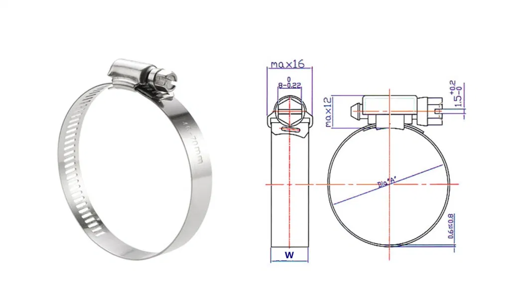 Stainless Steel 4 Inch Hose Clamp