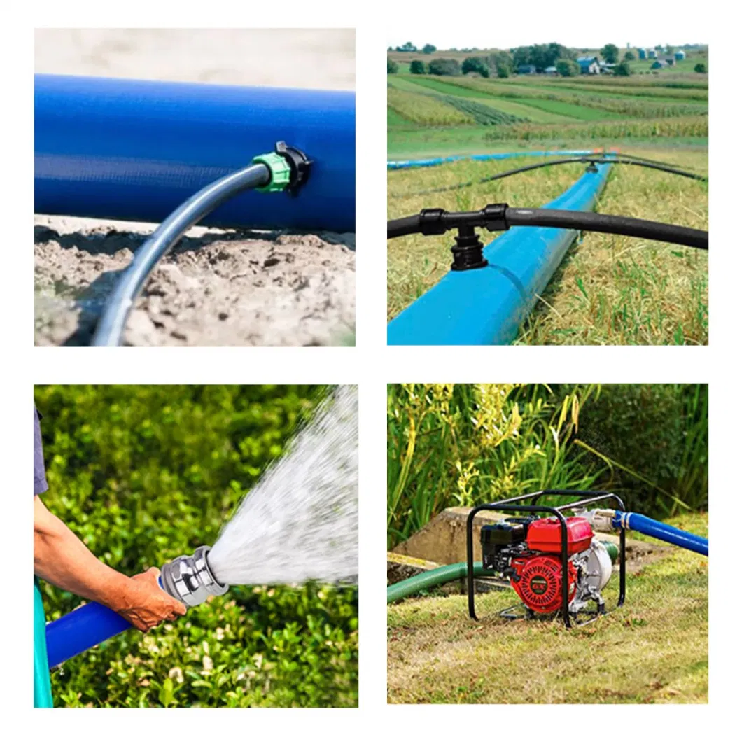 PVC Fiber Reinforced Layflat Hose for Garden Agriculture Irrigate Industrial Drain Water