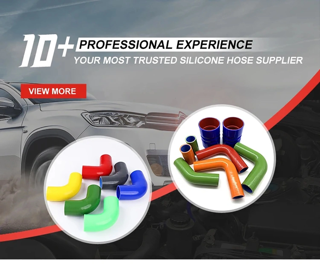 Hot Sale Auto Custom Flexible Silicone Universal Rubber Radiator Hose